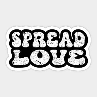 Spread Love Vintage - Positivity Quote Sticker